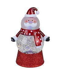 Northlight Santa Claus Led Lighted Swirling Glitter Water Globe Christmas Table top Decoration