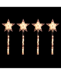 Northlight Lighted Star Christmas Pathway Marker with Lawn Stakes