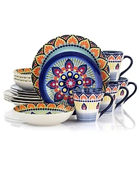 Elama Zen Mozaik 16 Pc. Dinnerware Set