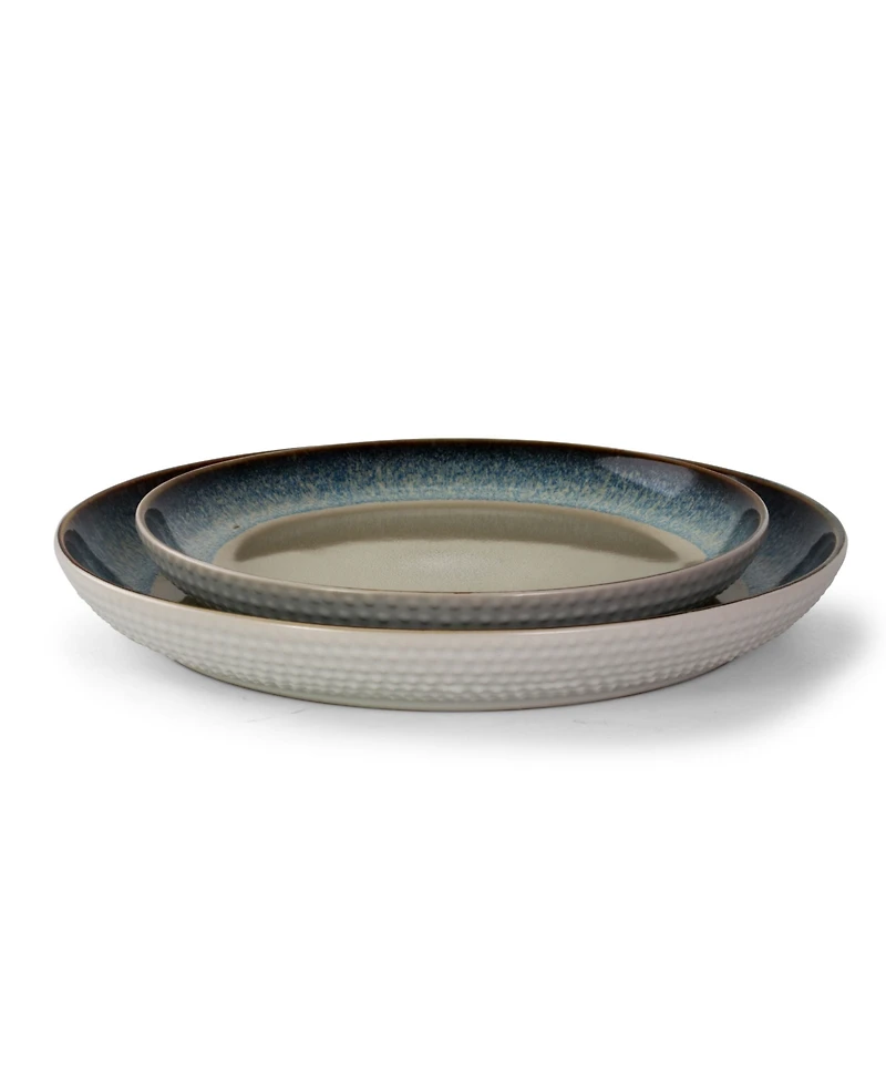 Elama Modern Dot 16 Pc. Dinnerware Set, Service for 4
