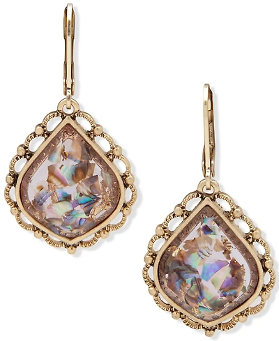 lonna & lilly Gold-Tone Stone Drop Earrings