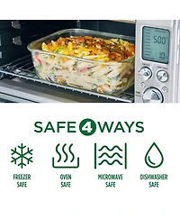 Lock n Lock Purely Better Vented 8-Pc. Glass Food Storage Containers, 17-Oz.