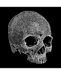 La Pop Art Men's Word Dead Inside Skull Crewneck Sweatshirt