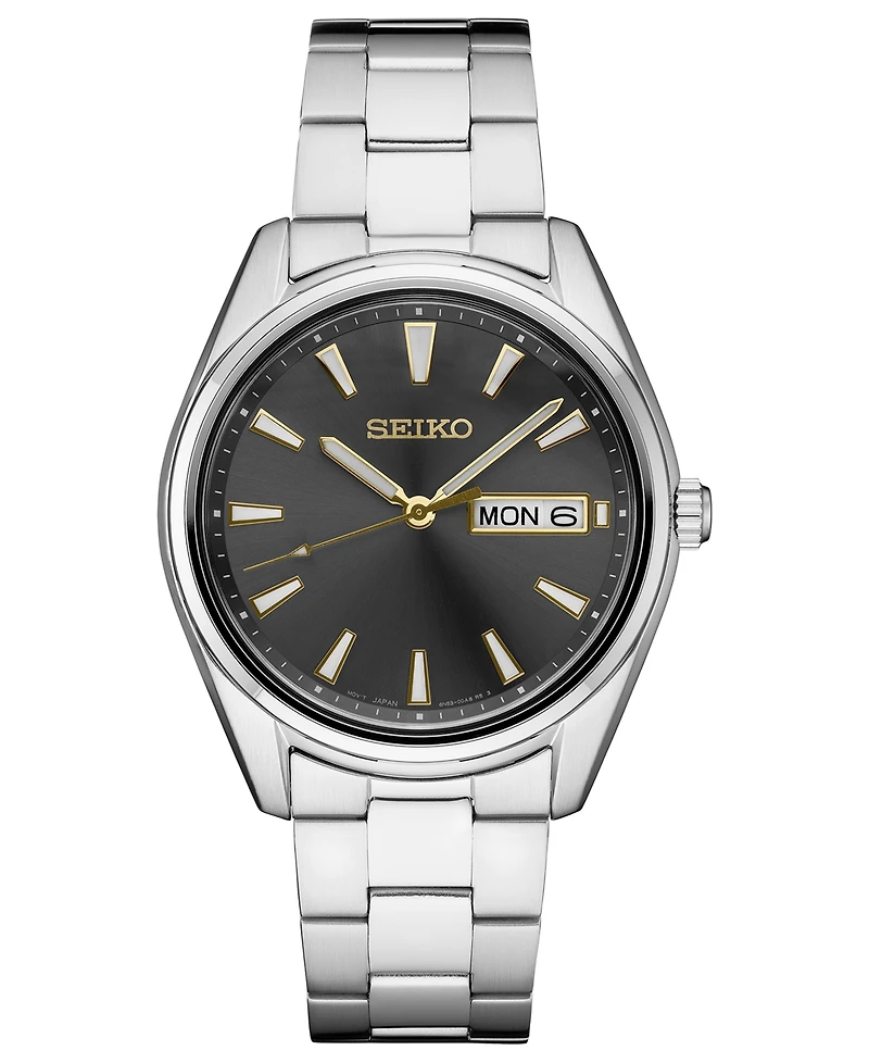 Seiko Men's Essential Stainless Steel Bracelet Watch 40.2mm