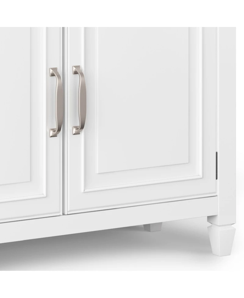 Simpli Home Connaught Solid Wood Entryway Storage Cabinet