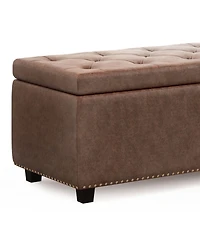 Hamilton Traditional Rectangle Storage Ottoman