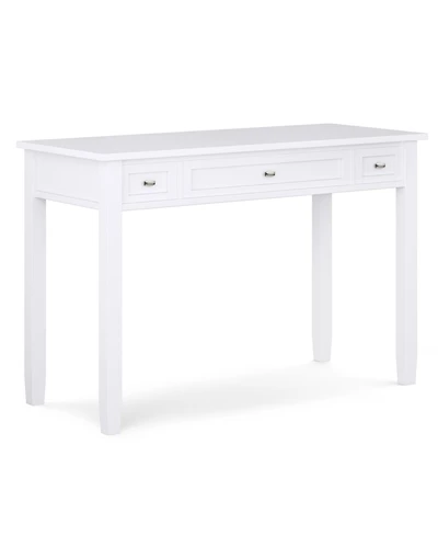 Simpli Home Warm Shaker Solid Wood Desk