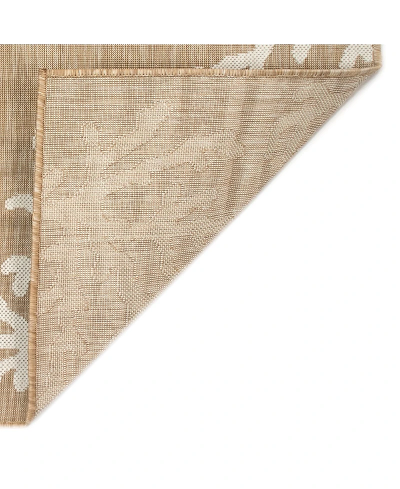 Liora Manne' Carmel Coral Border 1'11" x 7'6" Runner Rug