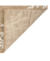 Liora Manne' Carmel Coral Border 1'11" x 7'6" Runner Rug