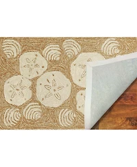 Liora Manne' Frontporch Shell Toss 2' x 5' Runner Rug