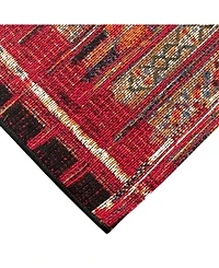 Liora Manne' Marina Tribal Stripe 7'10" x 9'10" Outdoor Area Rug