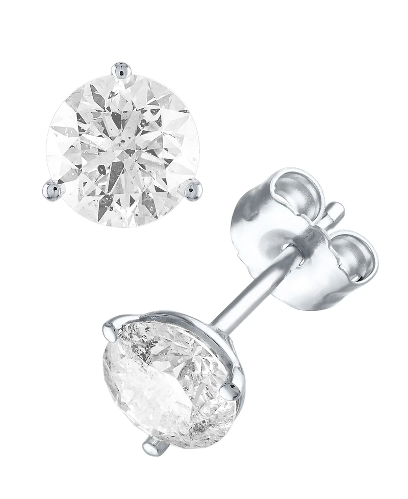 Diamond Stud Earrings (1 1/3 ct. t.w.) 14K White or Yellow Gold