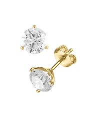 Diamond Stud Earrings (1/4 ct. t.w.) in 14k White or Yellow Gold