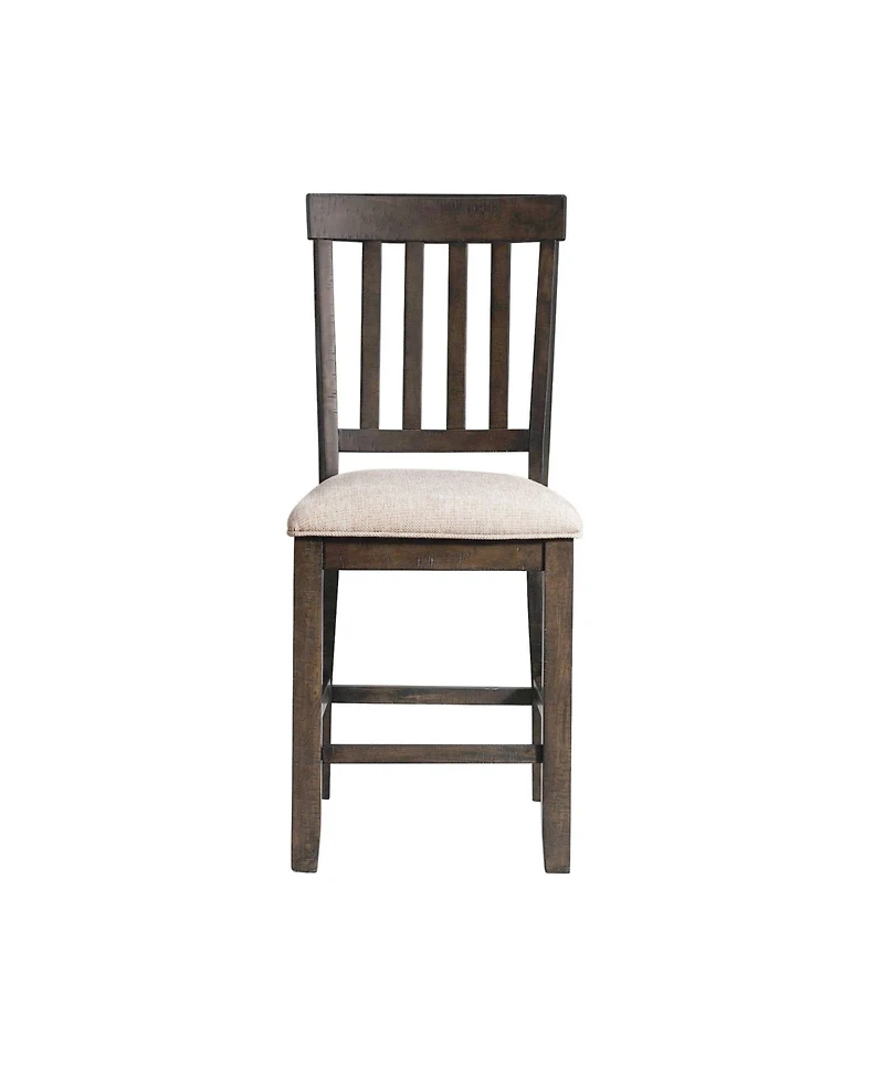 Picket House Furnishings Stanford Counter Slat Back Side Chair Set