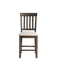Picket House Furnishings Stanford Counter Slat Back Side Chair Set