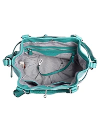 Old Trend Women's Genuine Leather Pumpkin Bucket Bag
