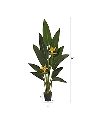 Nearly Natural Bird of Paradise Artificial Plant, Real Touch