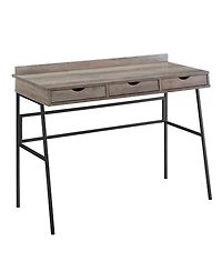 Walker Edison 42" 3 Drawer Angled Front Desk
