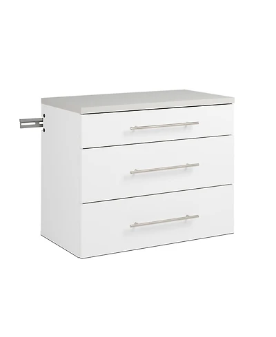 Prepac Hangups 3 Drawer Base Storage Cabinet