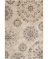 Closeout! Portland Textiles Cassandra Asterin Bone 5' x 7'3" Area Rug