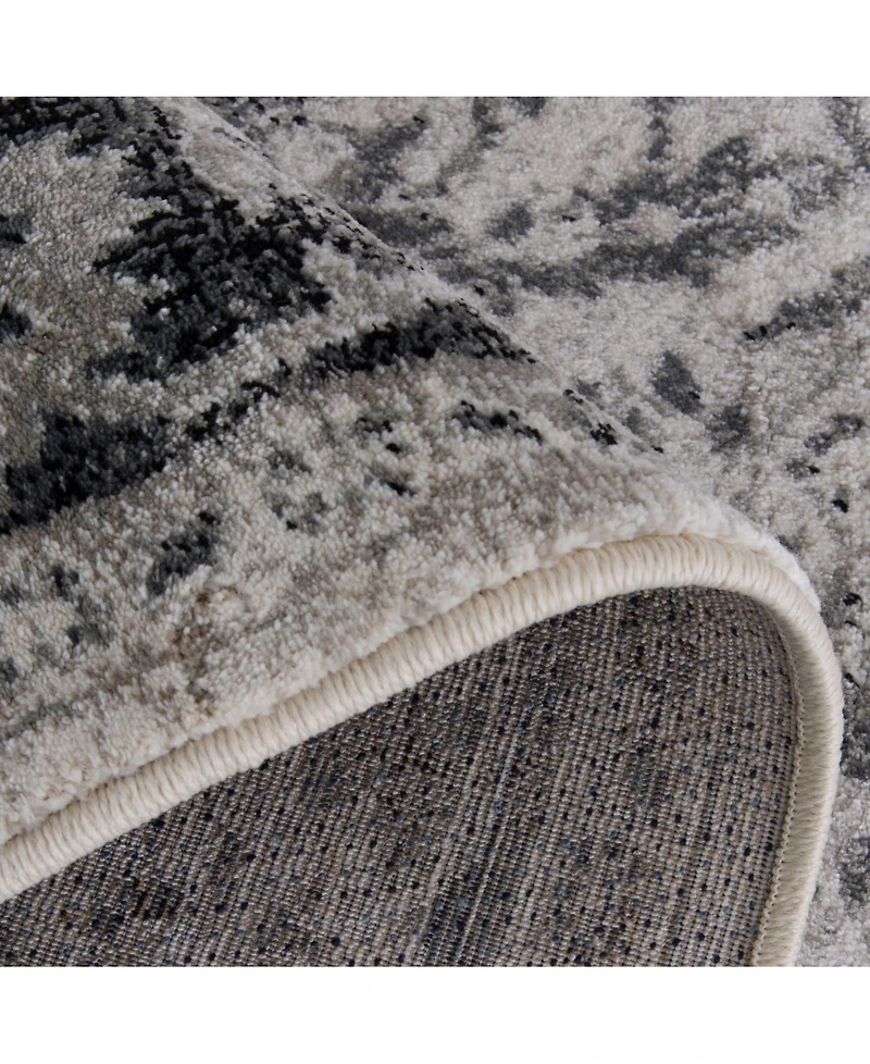 Closeout! Portland Textiles Genova Maja Gray 5' x 7'6" Area Rug