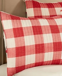 Levtex Christmas Road Trip Gingham 3-Pc. Quilt Set