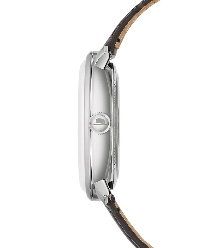 Bulova Men's Frank Sinatra Collection Brown Leather Strap Watch 40mm