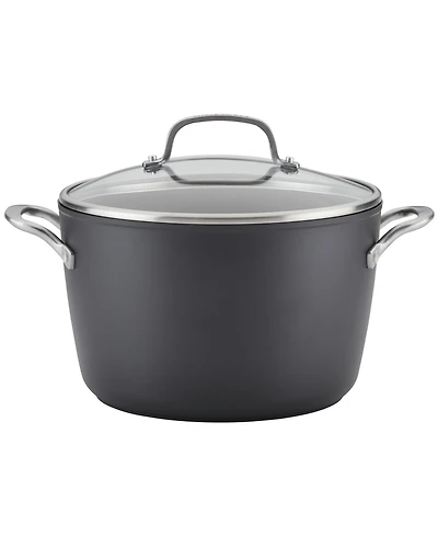 KitchenAid Hard-Anodized 8 Quart Induction Nonstick Stockpot with Lid