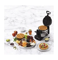 Cuisinart Waf-F40NAS Nonstick Double Flip Belgian Waffle Maker
