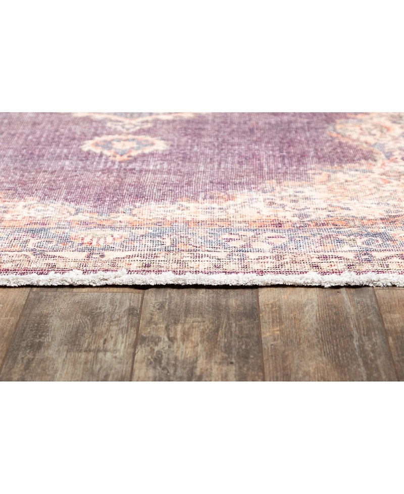 Momeni Helena Hel-5 Plum 2'6" x 8' Runner Rug