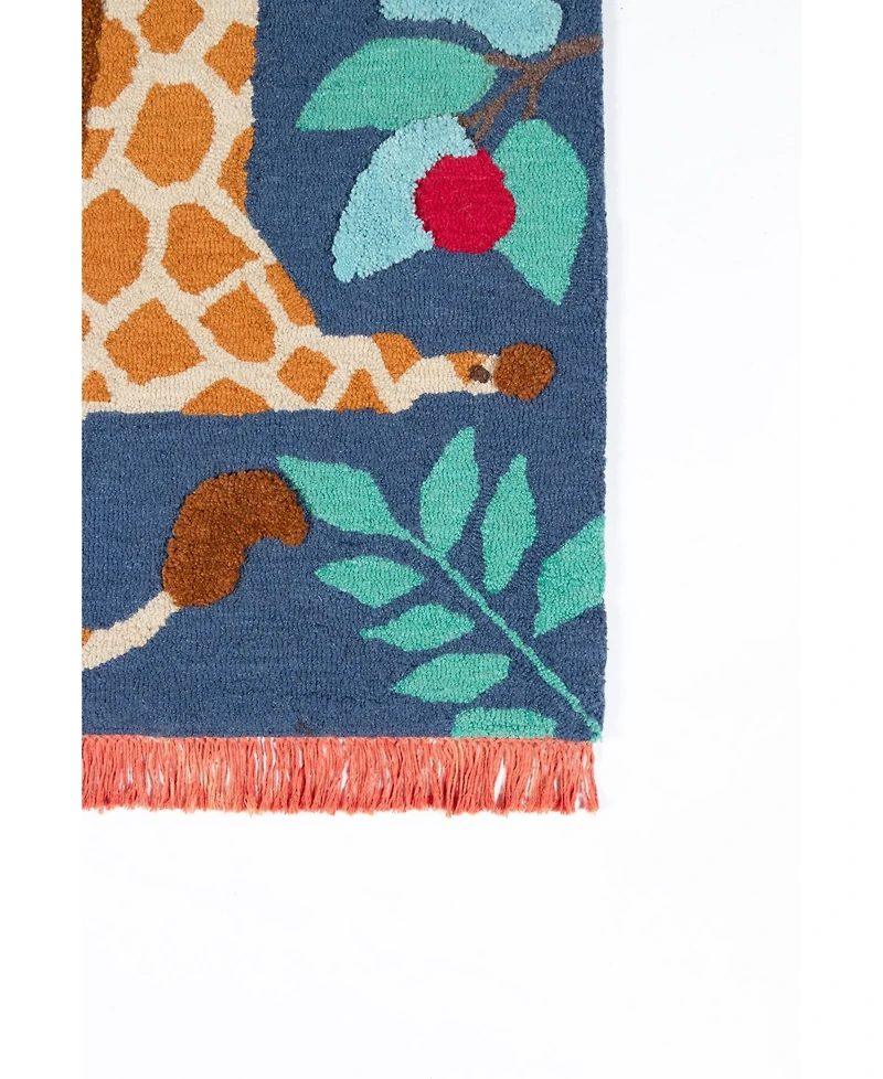 Momeni Atticus Atc-3 Navy 4' x 6' Area Rug