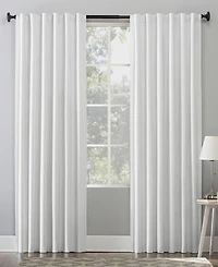 Amherst Velvet Noise Reducing Thermal Extreme 100% Blackout Back Tab Curtain Panel