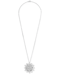 Wrapped in Love Diamond Starburst 20" Pendant Necklace (1-1/2 ct. t.w.) in 14k White Gold or 14k Yellow Gold, Created for Macy's