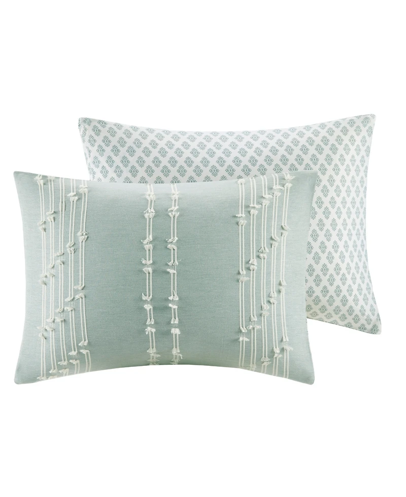 Ink+Ivy Kara Jacquard 3-Pc. Duvet Cover Set, Full/Queen