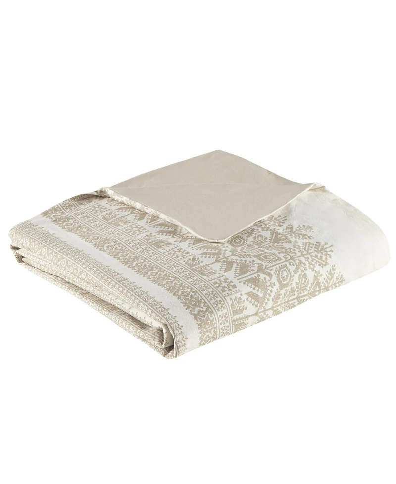 Ink+Ivy Mila Chenille 3-Pc. Duvet Cover Set, Full/Queen