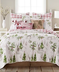 Levtex Sleigh Bells Reversible Quilt, Twin/Twin Xl