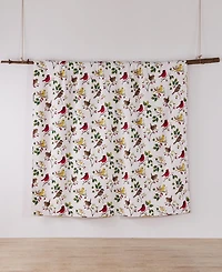 Levtex Joybirds Watercolor Etched Reversible Quilt, Full/Queen