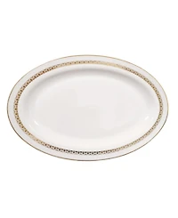 Lorren Home Trends New Bone China 57 Piece Dinnerware Set, Service for 8