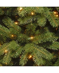 National Tree 5' Feel Real Newberry Spruce Hinged Tree with 500 Clear Lights