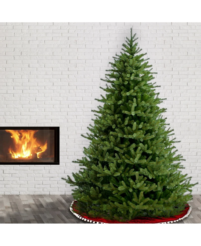 National Tree Company 7.5' "Feel Real" Norway Spruce Hinged Tree