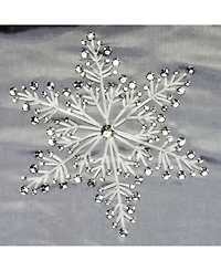 National Tree Company 42" Tree Skirt with Snowflakes Design