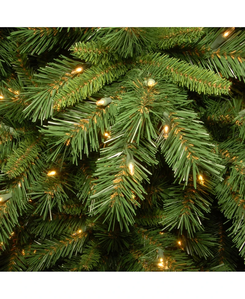 National Tree 10' Tiffany Fir Slim Tree with 800 Clear Lights