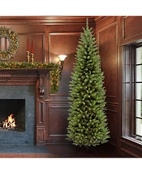 National Tree 7.5' Kingswood Fir Hinged Pencil Tree