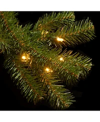 National Tree 6.5' North Valley Spruce Hinged Tree with 450 Clear Lights