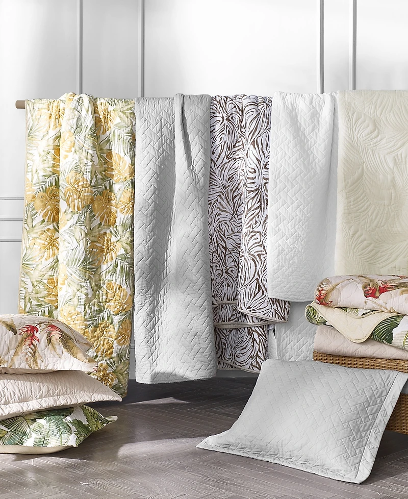 Tommy Bahama Home Solid Reversible 3-Piece Quilt Set, Full/Queen