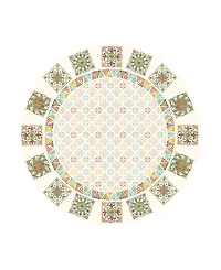 Laural Home Under the Golden Sun 70 Round Tablecloth