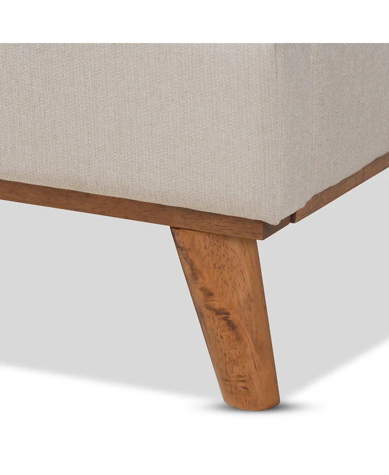 Gretchen Modern and Contemporary Queen Size Platform Wingback Bed
