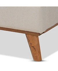 Gretchen Modern and Contemporary Queen Size Platform Wingback Bed