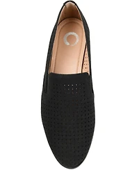 Journee Collection Women's Lucie Perforated Slip On Loafers