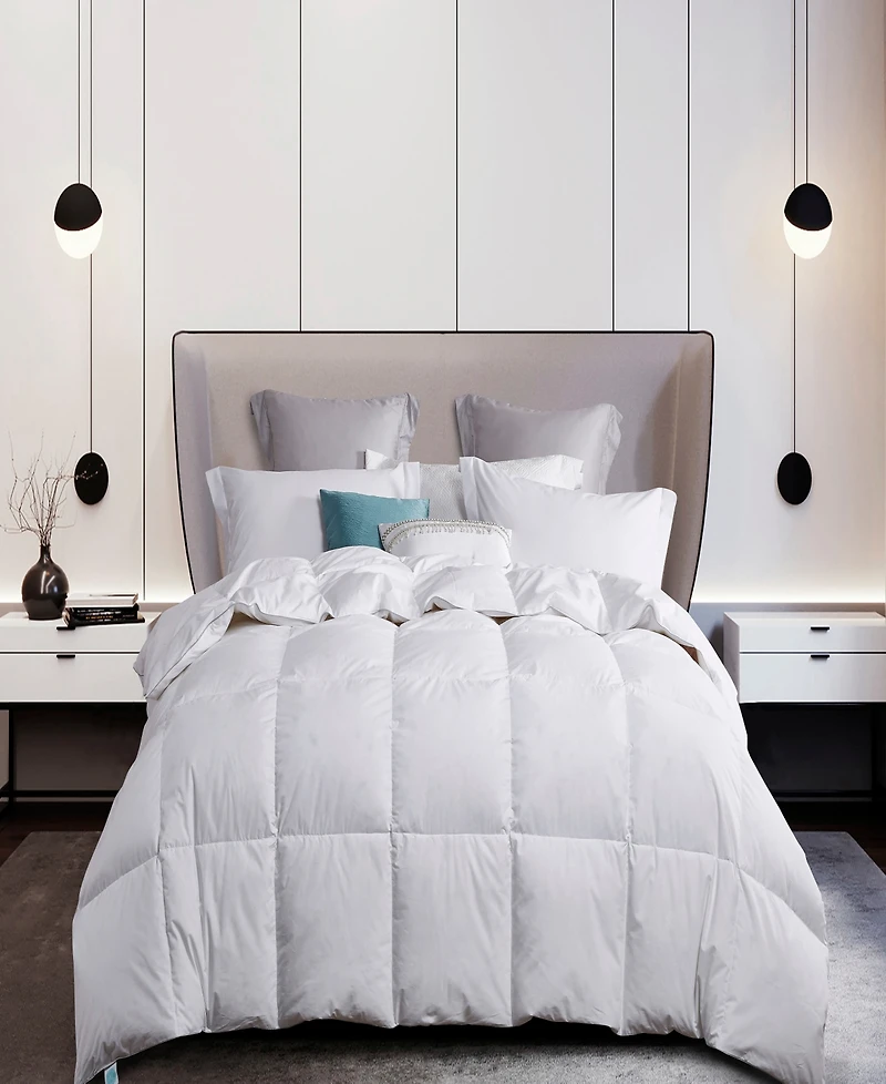 Martha Stewart 50%/50% White Goose Feather & Down Comforter, Full/Queen, Exclusively at Macy's